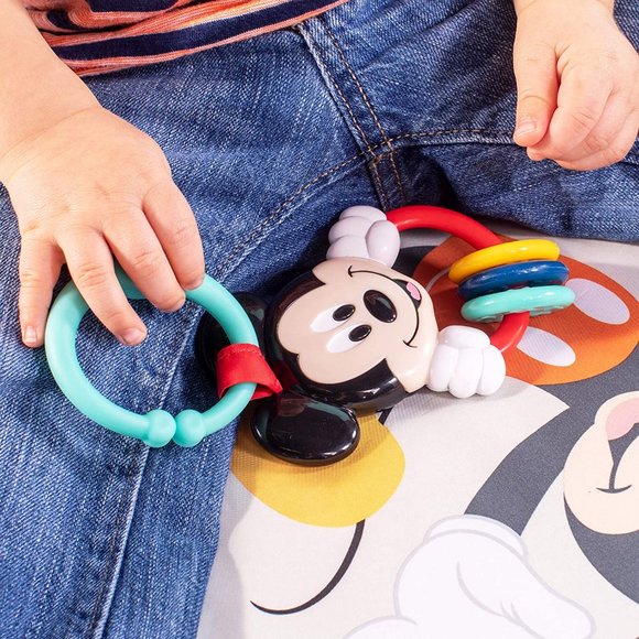 Disney Baby Mickey Mouse Camping with Friends Tummy Time Prop Mat age 0+Up NWT - Picture 3 of 9